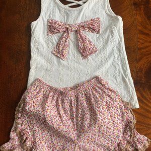 Mustard Pie girls Shorts Set- Size 10